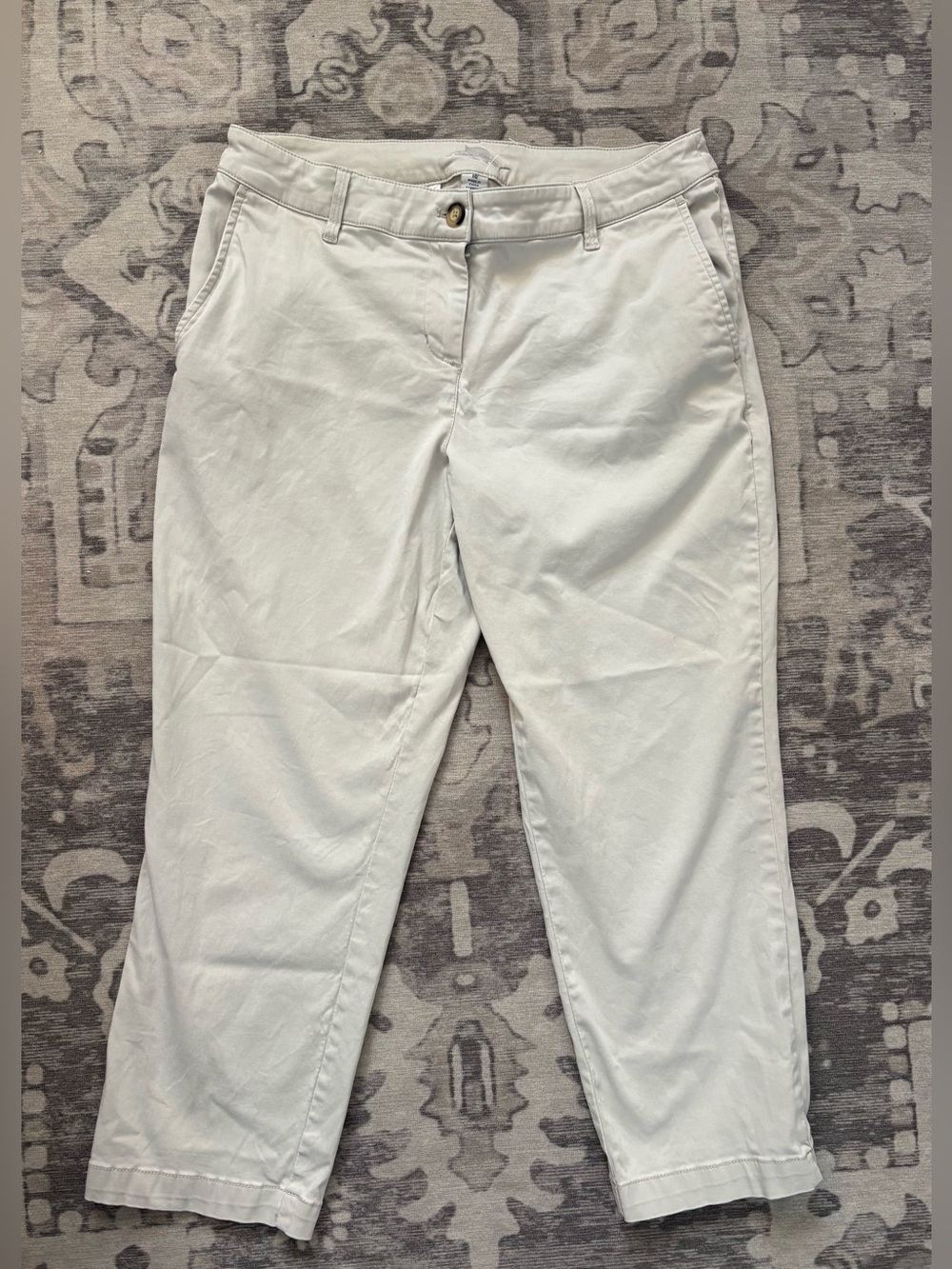 Tommy Bahama Sand Stretch Cropped Chino Pants Women’s Size 10